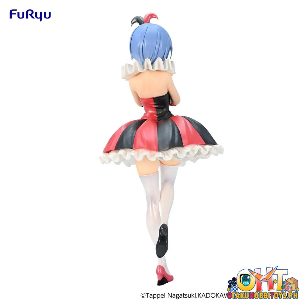 Furyu Re:zero Starting Life In Another World Sss Figure Rem Circus Pearl Color Ver. Prize