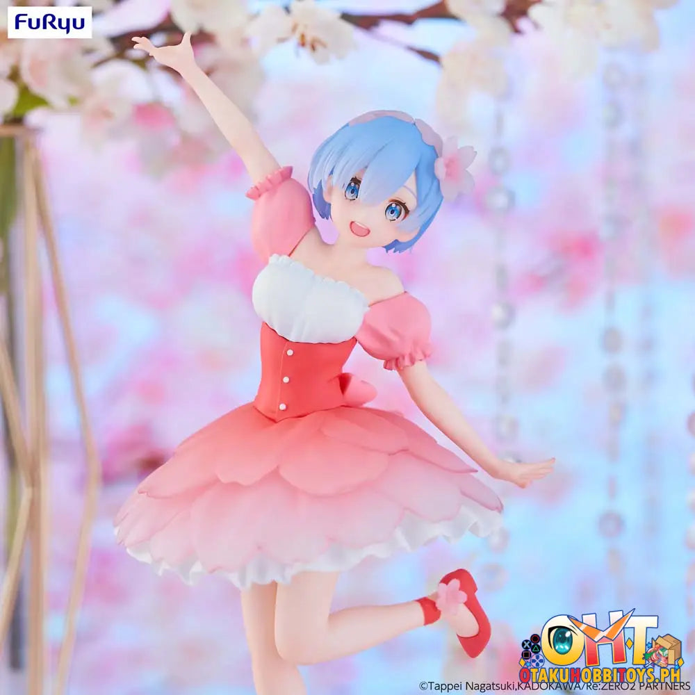 Furyu Re:zero -Starting Life In Another World- Trio-Try-It Figure Rem Cherry Blossom Ver. Prize