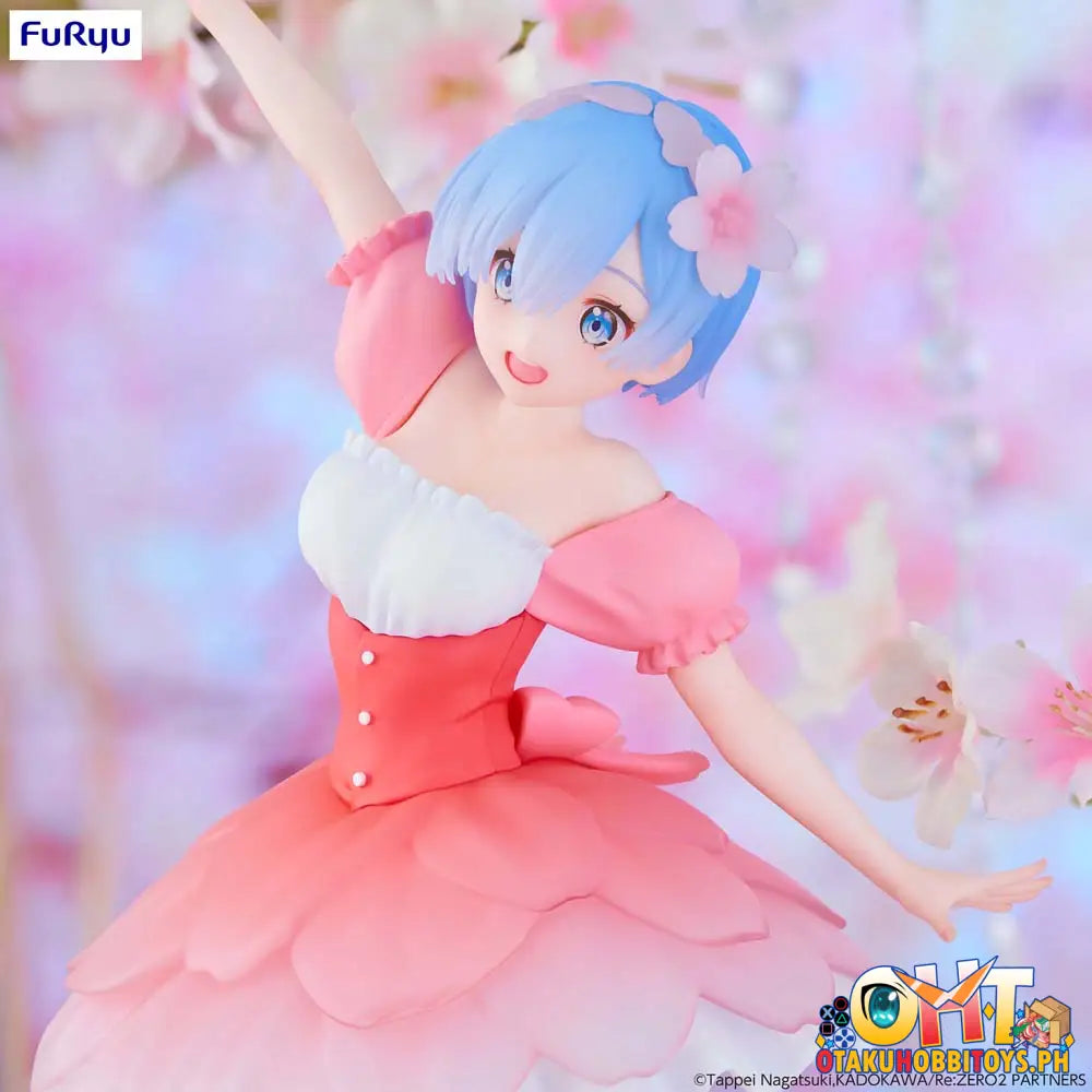 Furyu Re:zero -Starting Life In Another World- Trio-Try-It Figure Rem Cherry Blossom Ver. Prize