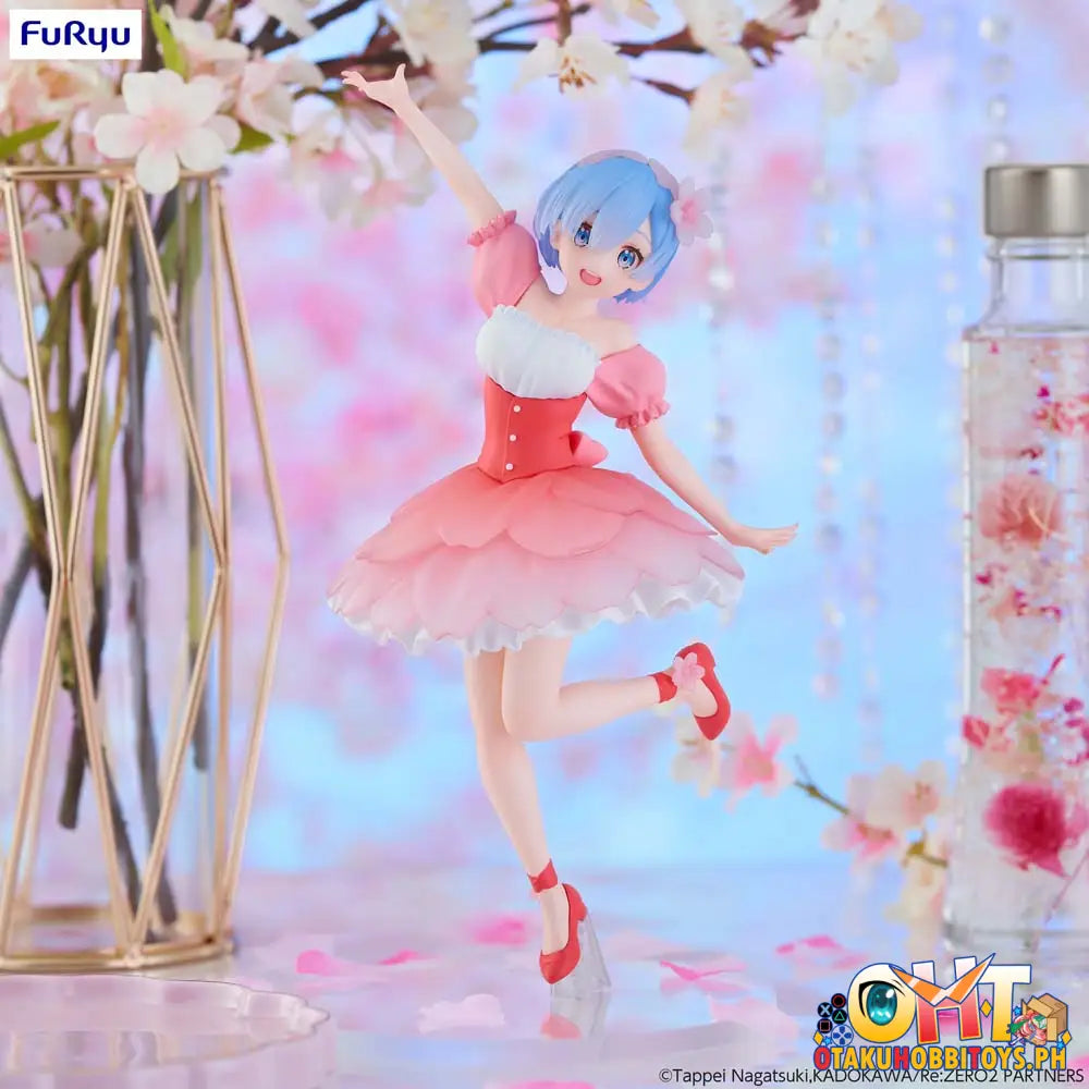 Furyu Re:zero -Starting Life In Another World- Trio-Try-It Figure Rem Cherry Blossom Ver. Prize