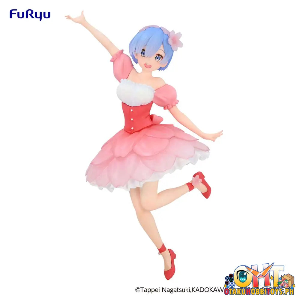 Furyu Re:zero -Starting Life In Another World- Trio-Try-It Figure Rem Cherry Blossom Ver. Prize