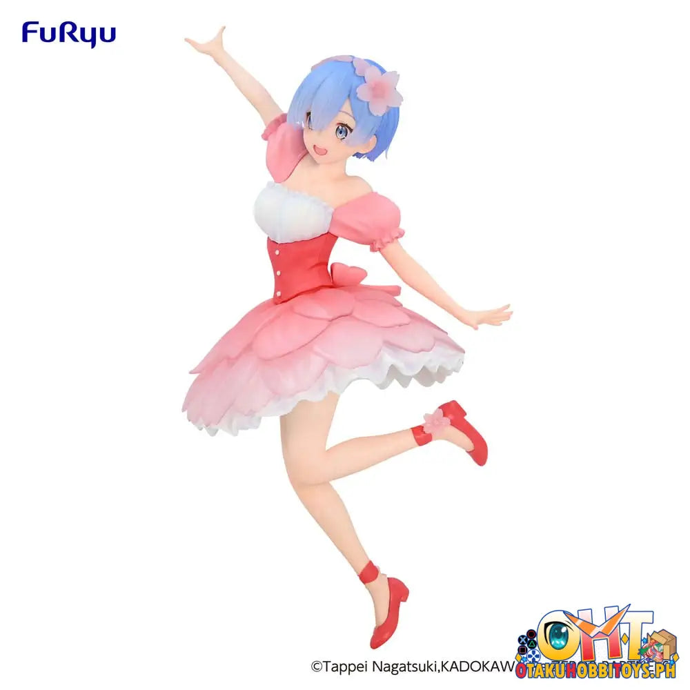 Furyu Re:zero -Starting Life In Another World- Trio-Try-It Figure Rem Cherry Blossom Ver. Prize