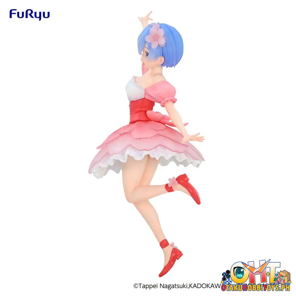 Furyu Re:zero -Starting Life In Another World- Trio-Try-It Figure Rem Cherry Blossom Ver. Prize