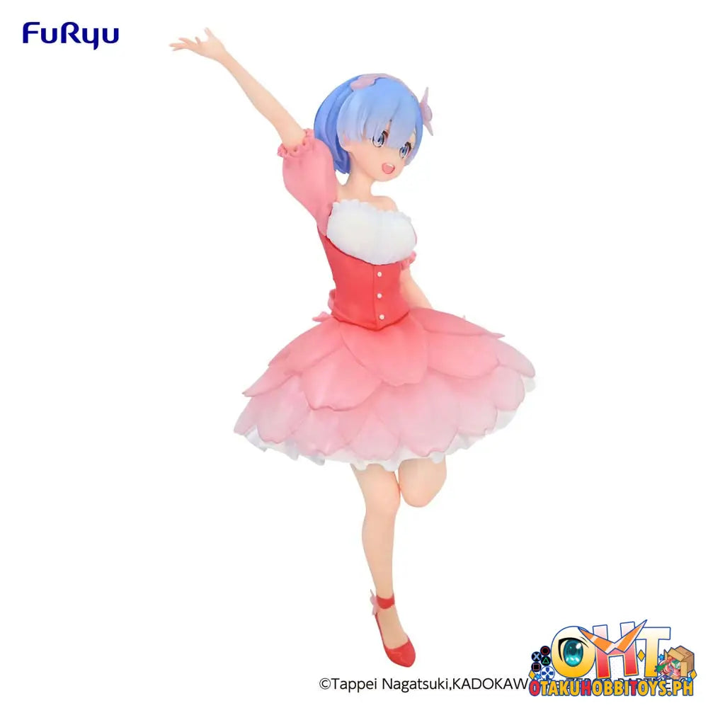 Furyu Re:zero -Starting Life In Another World- Trio-Try-It Figure Rem Cherry Blossom Ver. Prize