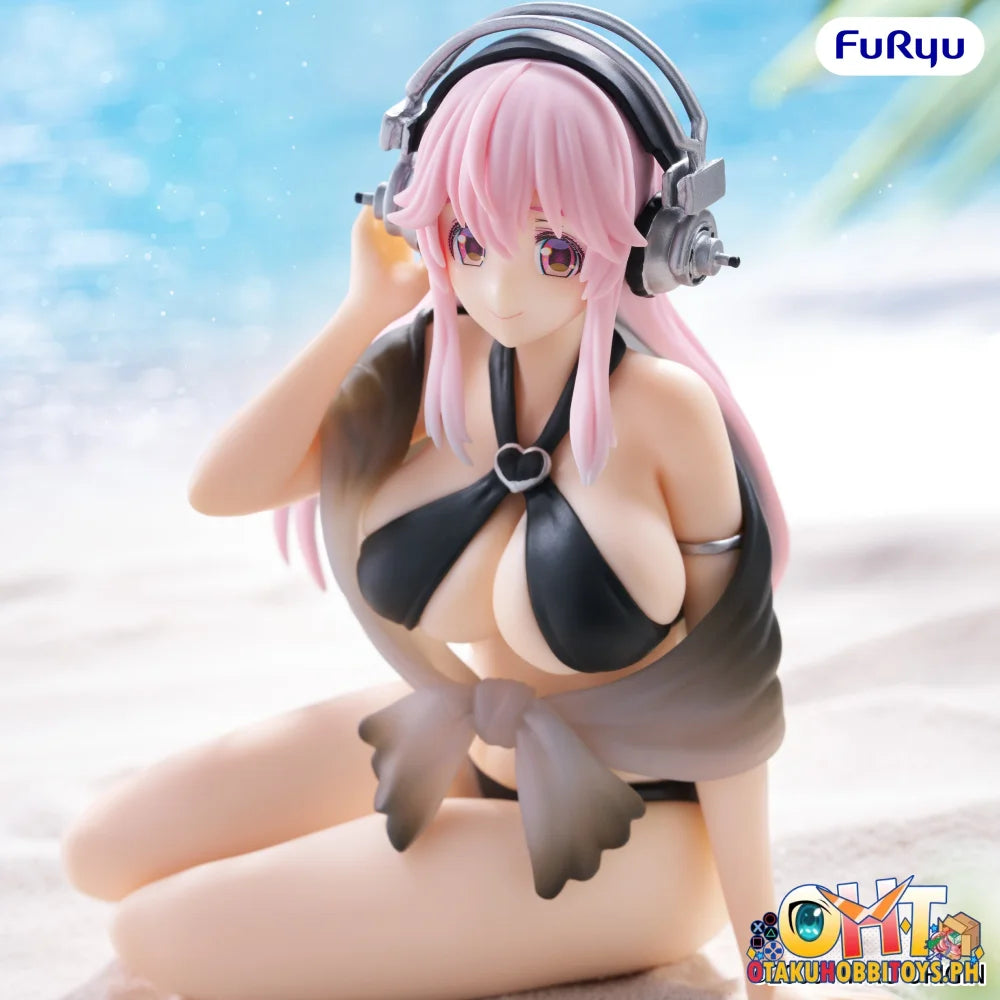 FuRyu SUPER SONICO Noodle Stopper Figure -Swimsuit Black Color ver.- Prize Figure