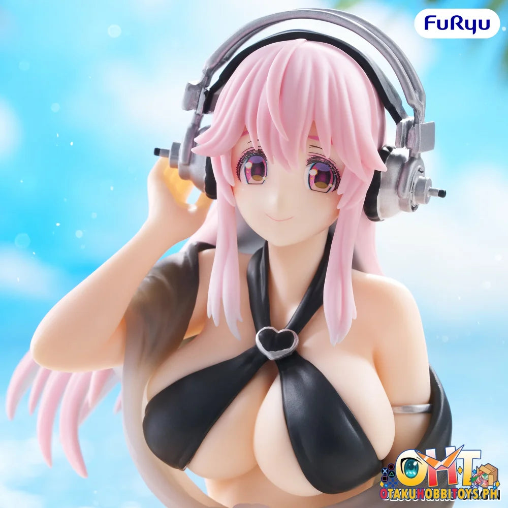 FuRyu SUPER SONICO Noodle Stopper Figure -Swimsuit Black Color ver.- Prize Figure