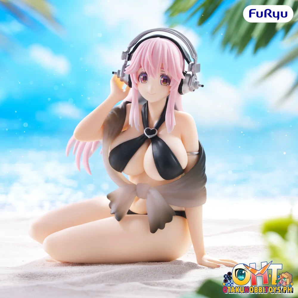 FuRyu SUPER SONICO Noodle Stopper Figure -Swimsuit Black Color ver.- Prize Figure