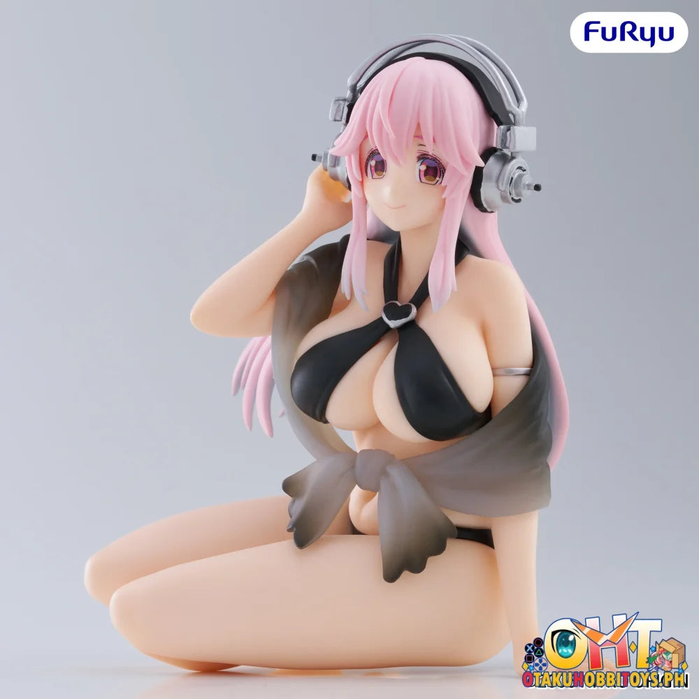 FuRyu SUPER SONICO Noodle Stopper Figure -Swimsuit Black Color ver.- Prize Figure