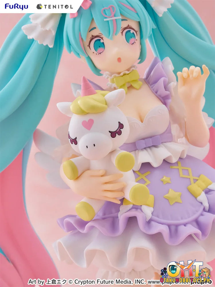 FuRyu TENITOL Hatsune Miku YUMEKAWA Princess Lavender ver. Prize Figure