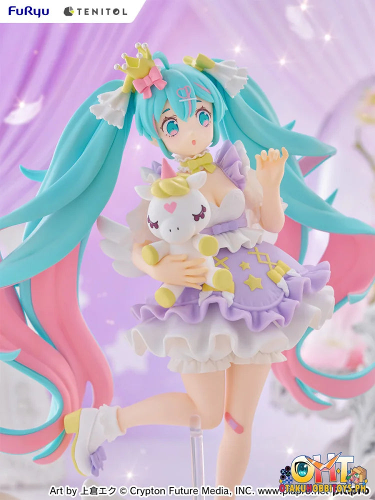 FuRyu TENITOL Hatsune Miku YUMEKAWA Princess Lavender ver. Prize Figure