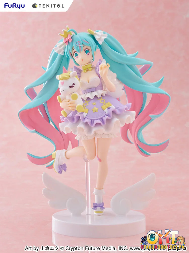 FuRyu TENITOL Hatsune Miku YUMEKAWA Princess Lavender ver. Prize Figure