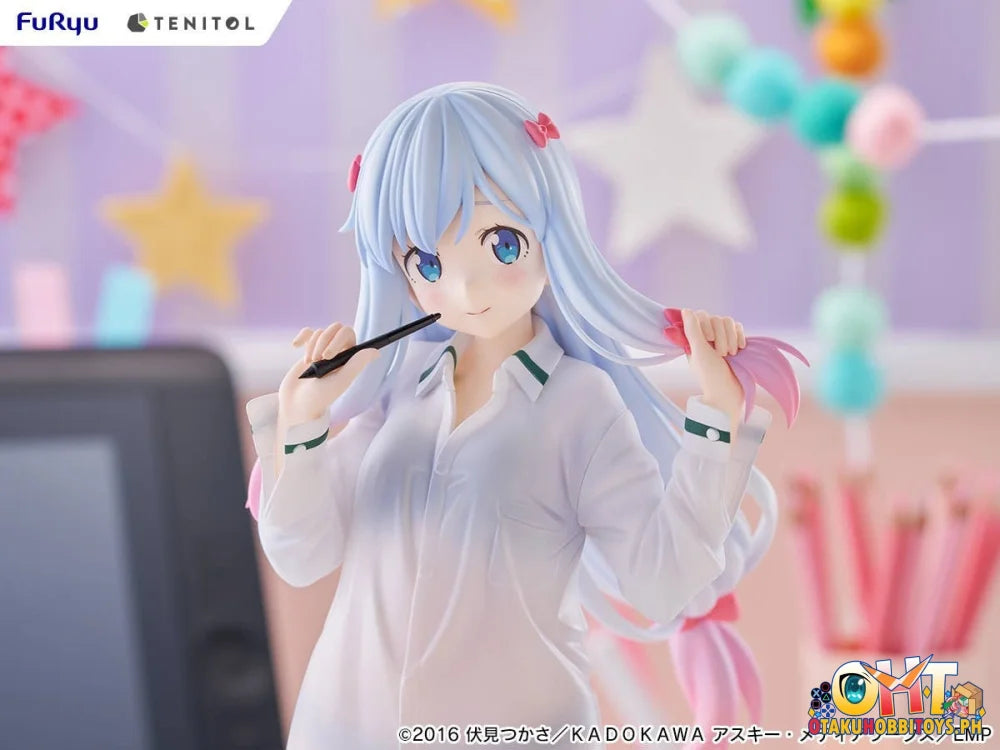 FuRyu TENITOL TALL Eromanga Sensei - Sagiri Izumi Shirts ver. Prize Figure