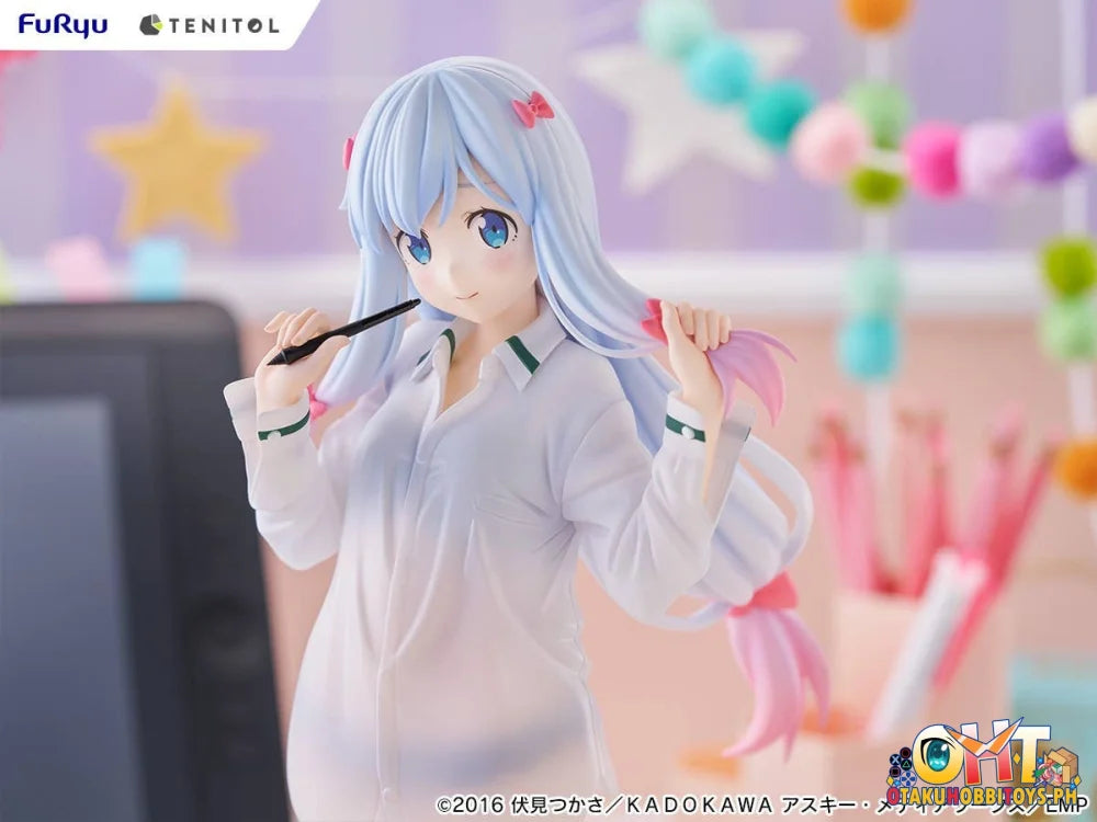 FuRyu TENITOL TALL Eromanga Sensei - Sagiri Izumi Shirts ver. Prize Figure
