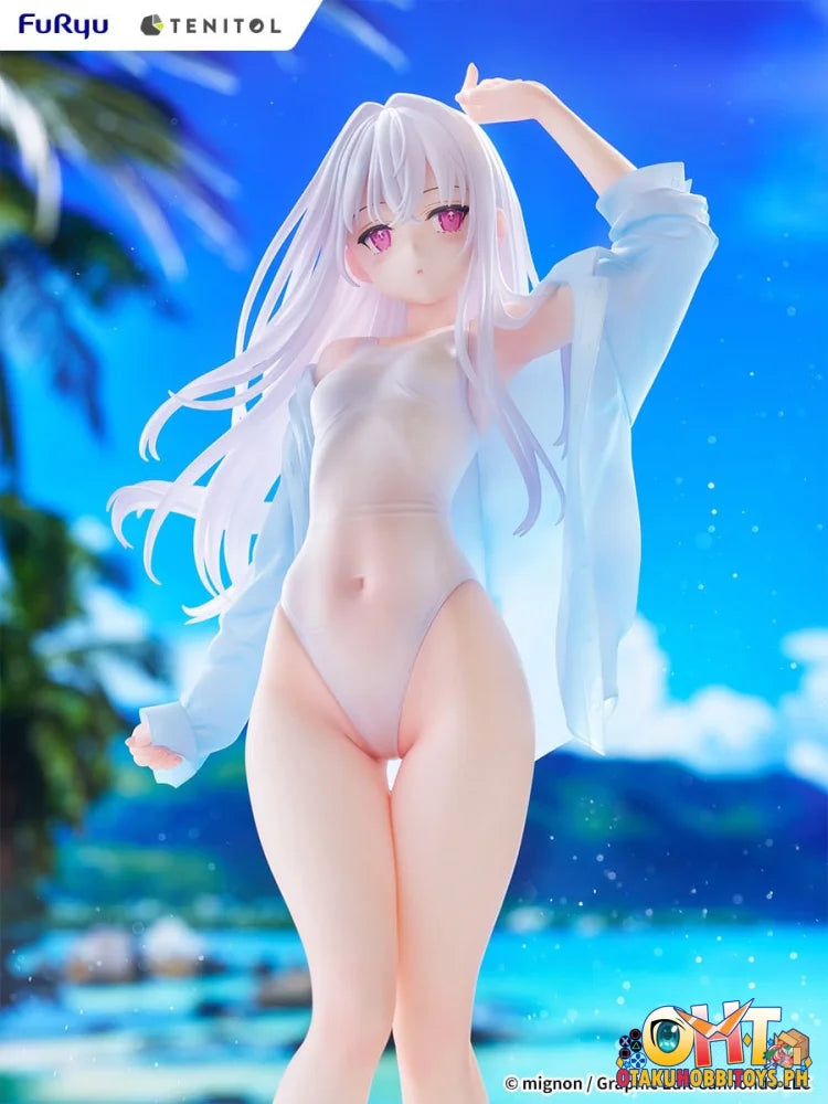 FuRyu TENITOL TALL MIGNON WORKS - shiro Swimsuit ver.