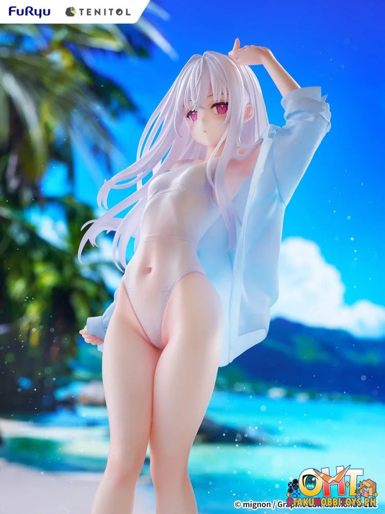 FuRyu TENITOL TALL MIGNON WORKS - shiro Swimsuit ver.