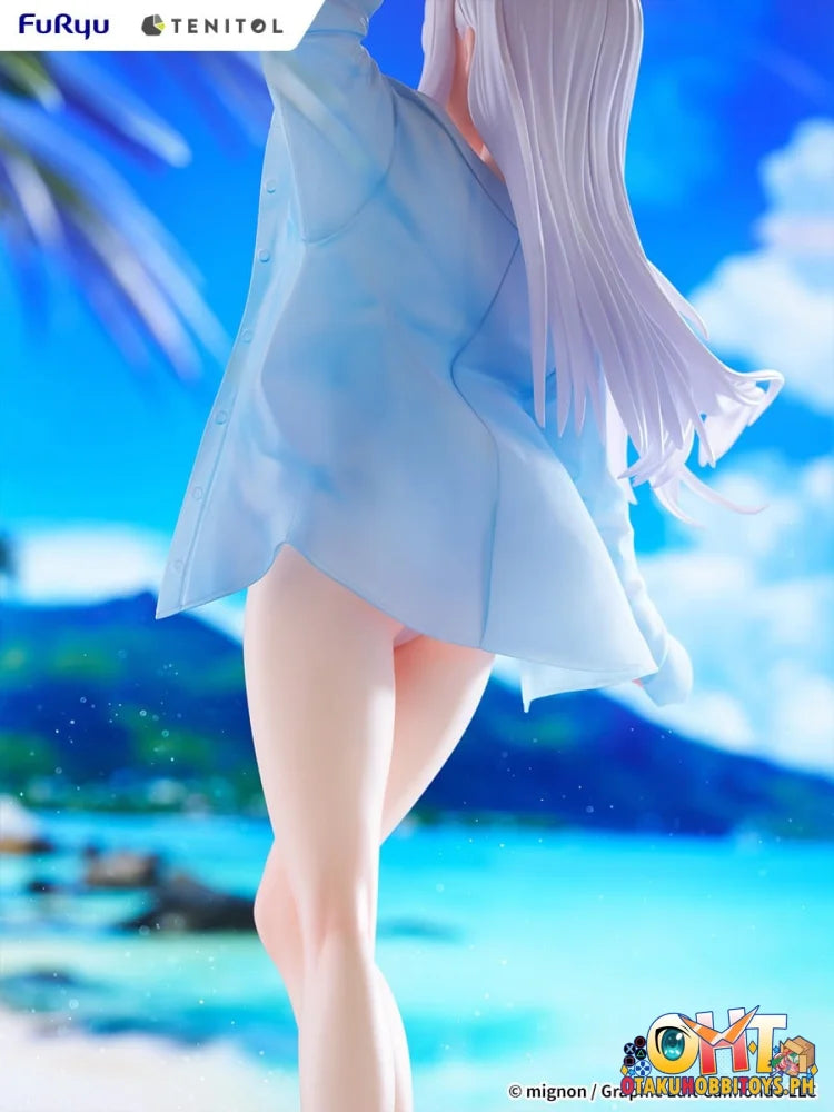 FuRyu TENITOL TALL MIGNON WORKS - shiro Swimsuit ver.
