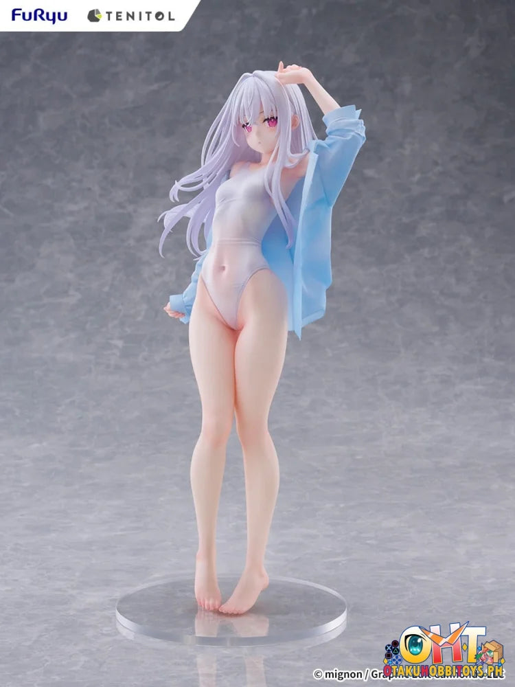 FuRyu TENITOL TALL MIGNON WORKS - shiro Swimsuit ver.