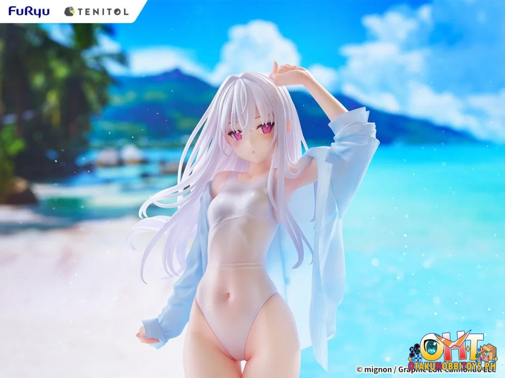 FuRyu TENITOL TALL MIGNON WORKS - shiro Swimsuit ver.