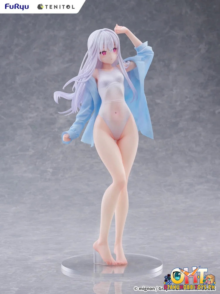FuRyu TENITOL TALL MIGNON WORKS - shiro Swimsuit ver.