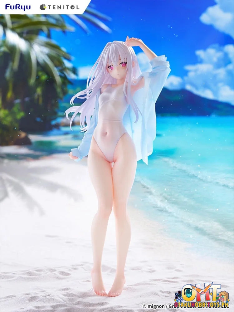 FuRyu TENITOL TALL MIGNON WORKS - shiro Swimsuit ver.