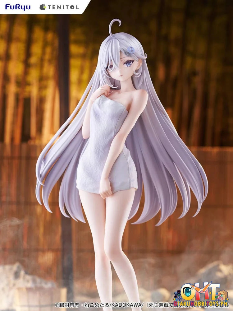 FuRyu TENITOL TALL Playing Death Games to Put Food on the Table Light Novel: Yuki GOLDEN BATH ver. Prize Figure