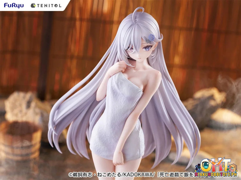 FuRyu TENITOL TALL Playing Death Games to Put Food on the Table Light Novel: Yuki GOLDEN BATH ver. Prize Figure