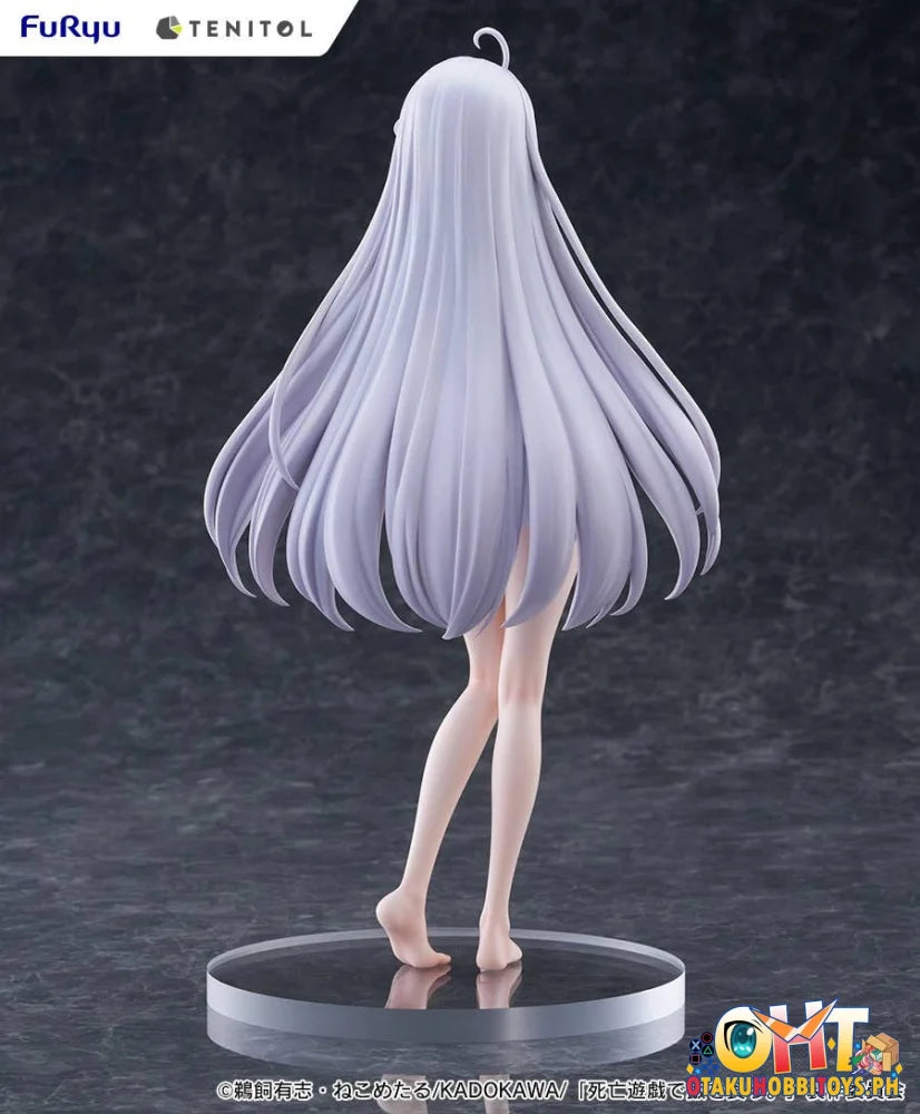 FuRyu TENITOL TALL Playing Death Games to Put Food on the Table Light Novel: Yuki GOLDEN BATH ver. Prize Figure