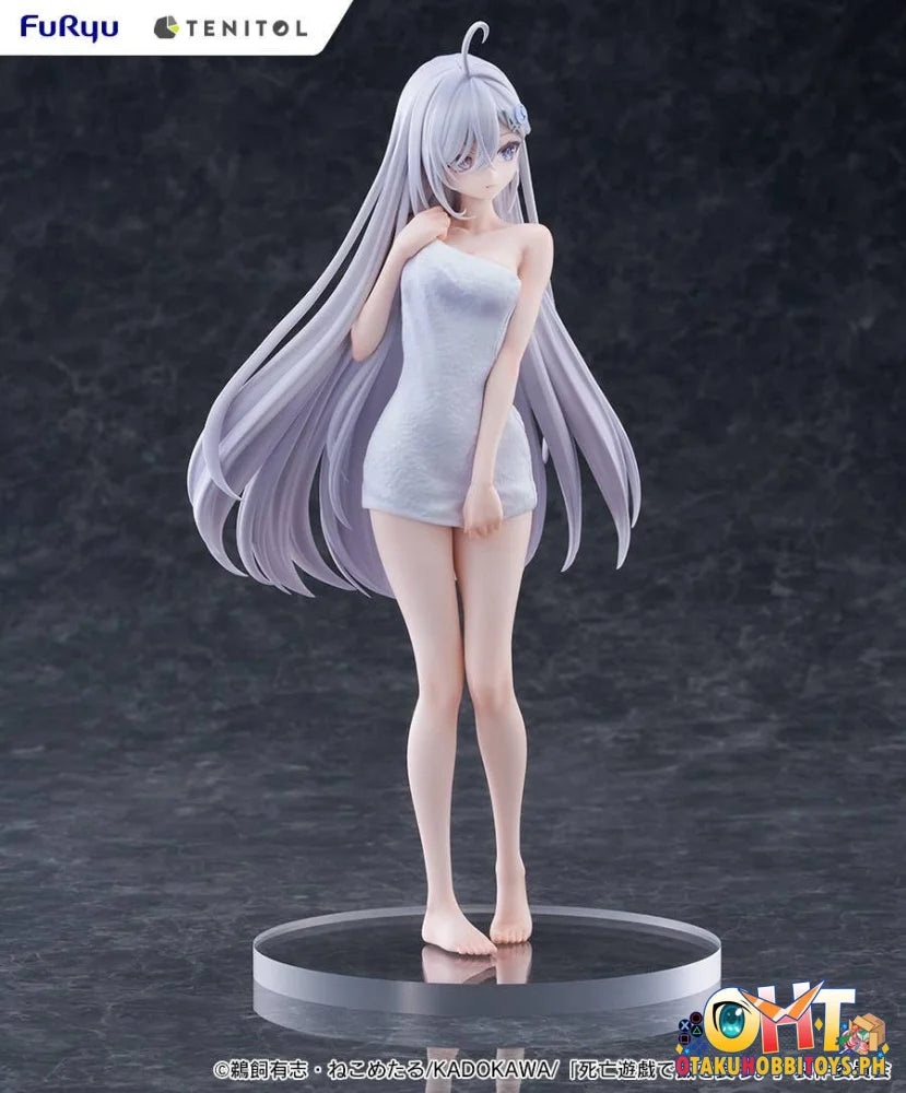 FuRyu TENITOL TALL Playing Death Games to Put Food on the Table Light Novel: Yuki GOLDEN BATH ver. Prize Figure