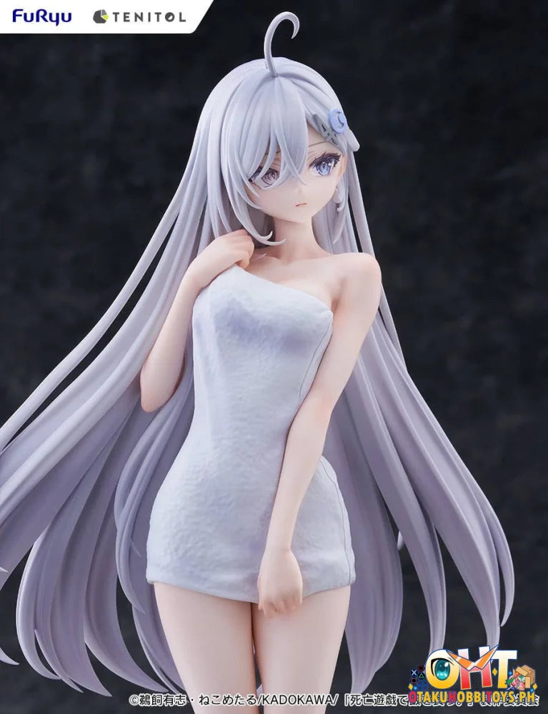 FuRyu TENITOL TALL Playing Death Games to Put Food on the Table Light Novel: Yuki GOLDEN BATH ver. Prize Figure