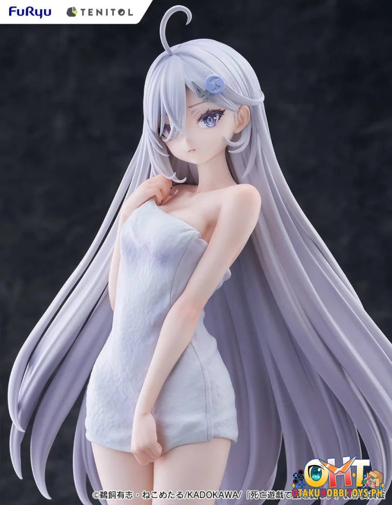 FuRyu TENITOL TALL Playing Death Games to Put Food on the Table Light Novel: Yuki GOLDEN BATH ver. Prize Figure