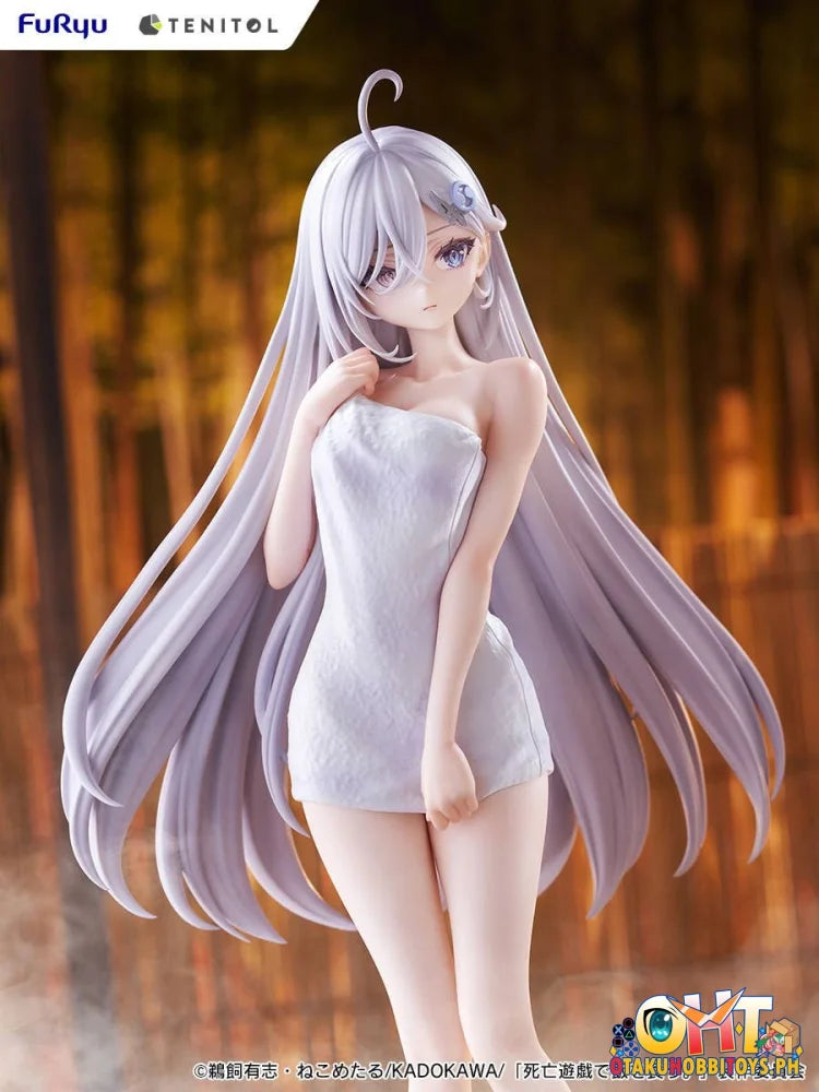 FuRyu TENITOL TALL Playing Death Games to Put Food on the Table Light Novel: Yuki GOLDEN BATH ver. Prize Figure
