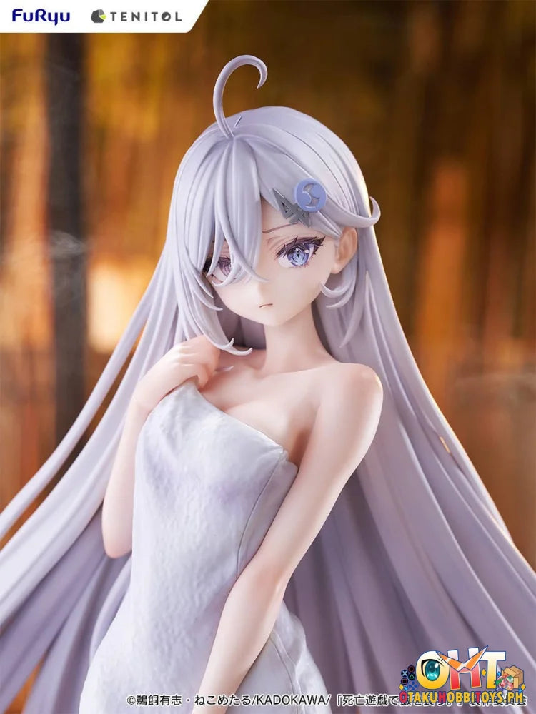 FuRyu TENITOL TALL Playing Death Games to Put Food on the Table Light Novel: Yuki GOLDEN BATH ver. Prize Figure