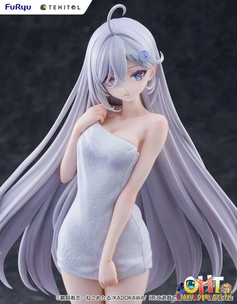 FuRyu TENITOL TALL Playing Death Games to Put Food on the Table Light Novel: Yuki GOLDEN BATH ver. Prize Figure