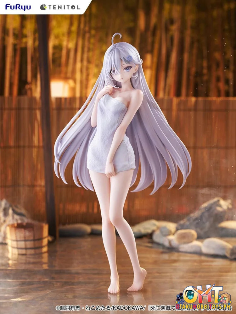 FuRyu TENITOL TALL Playing Death Games to Put Food on the Table Light Novel: Yuki GOLDEN BATH ver. Prize Figure