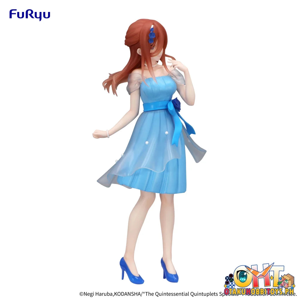 Furyu The Quintessential Quintuplets Specials Trio-Try-It Figure -Nakano Miku Pastel Dress Ver.-