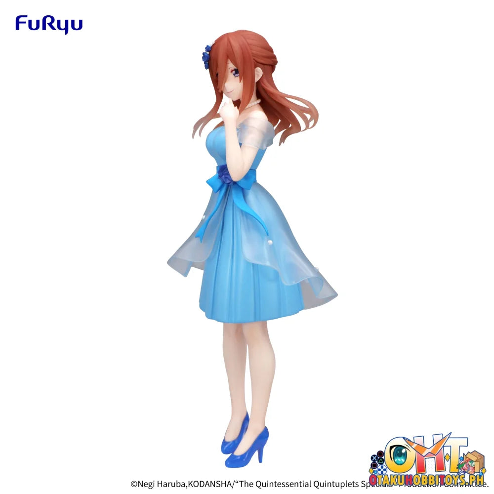 Furyu The Quintessential Quintuplets Specials Trio-Try-It Figure -Nakano Miku Pastel Dress Ver.-