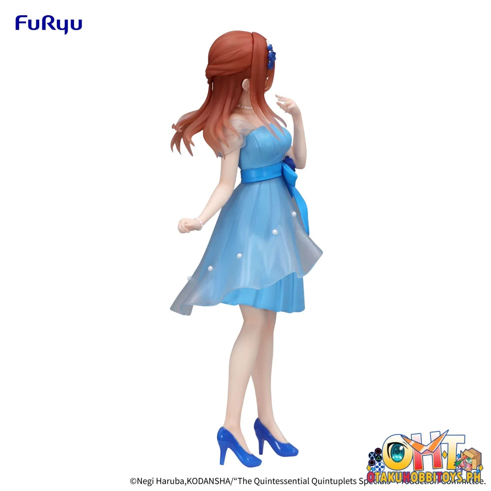 Furyu The Quintessential Quintuplets Specials Trio-Try-It Figure -Nakano Miku Pastel Dress Ver.-