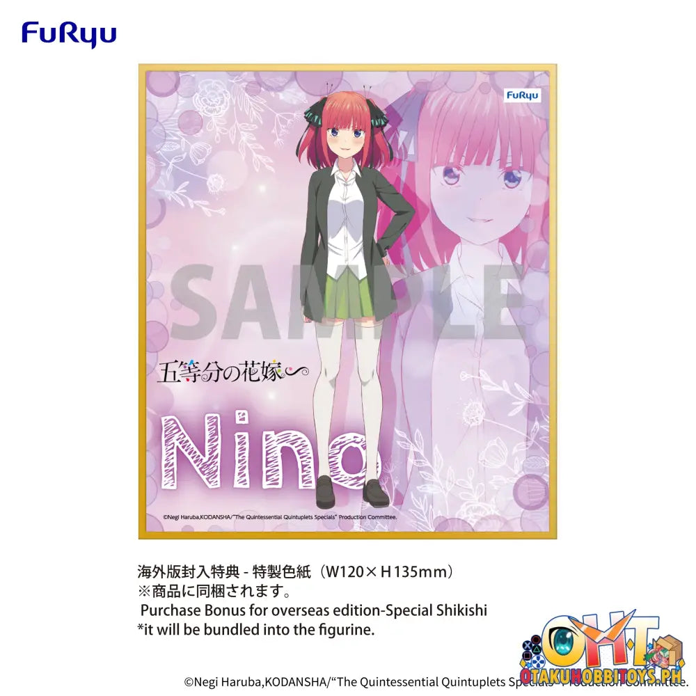 Furyu The Quintessential Quintuplets Specials Trio-Try-It Figure -Nakano Nino Marine Look Ver.-