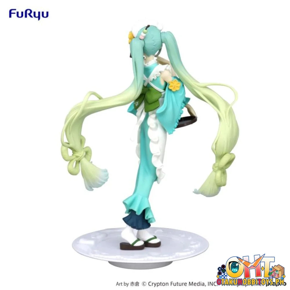 Furyu Vocaloid Exceed Creative Figure Hatsune Miku Matcha Green Tea Parfait Mint Ver. Prize