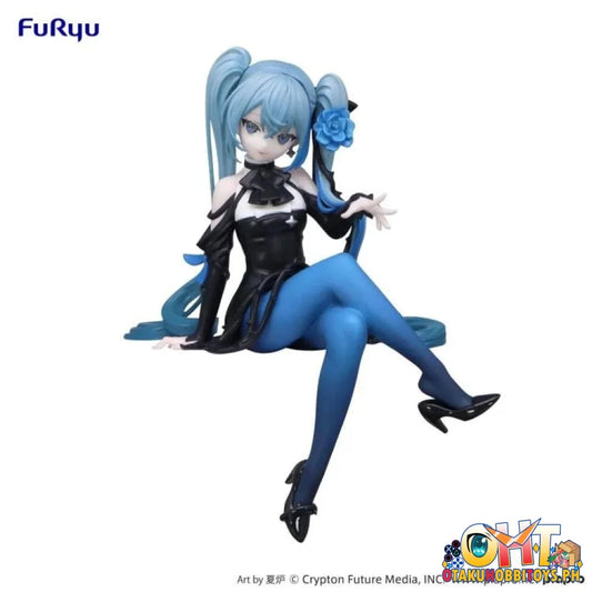 Furyu Vocaloid Noodle Stopper Hatsune Miku Blue Rose Ver. Prize Figure