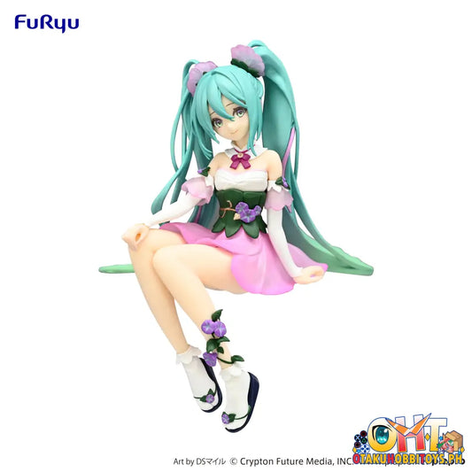 Furyu Vocaloid Noodle Stopper Hatsune Miku Flower Fairy Morning Glory Pink Color Ver. - Extra Slot