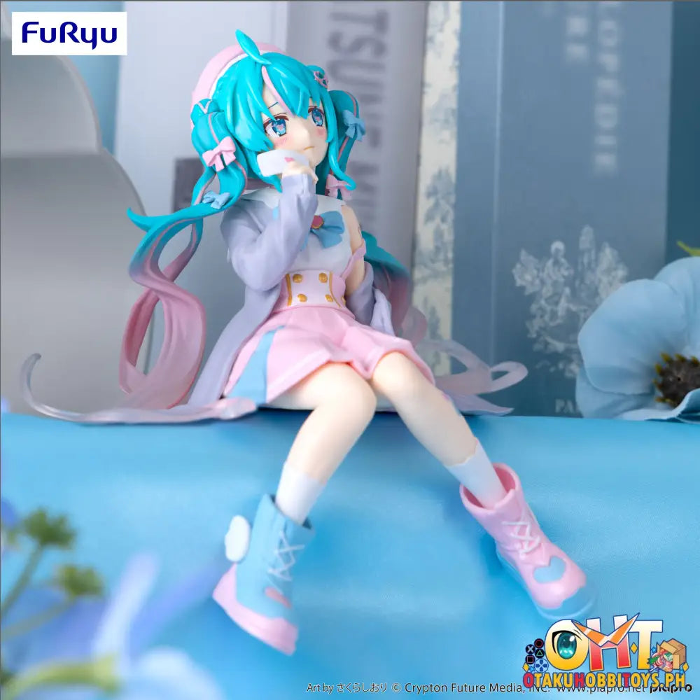 Furyu Vocaloid Noodle Stopper Hatsune Miku Love Sailor Grey Color Ver. Prize Figure