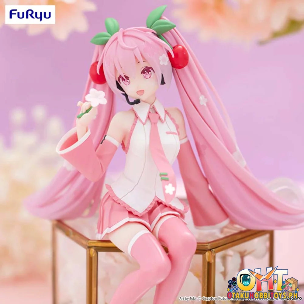 Furyu Vocaloid Noodle Stopper Hatsune Miku Sakura 2024 Prize Figure