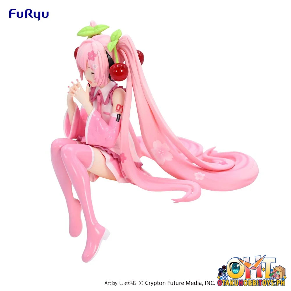 Furyu Vocaloid Noodle Stopper Sakura Miku 2023 Smile Ver. Prize Figure
