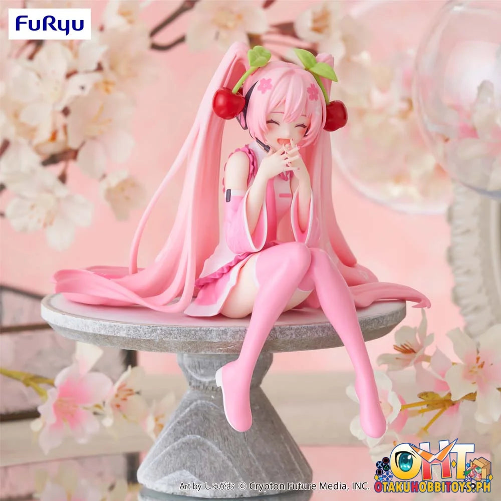 Furyu Vocaloid Noodle Stopper Sakura Miku 2023 Smile Ver. Prize Figure