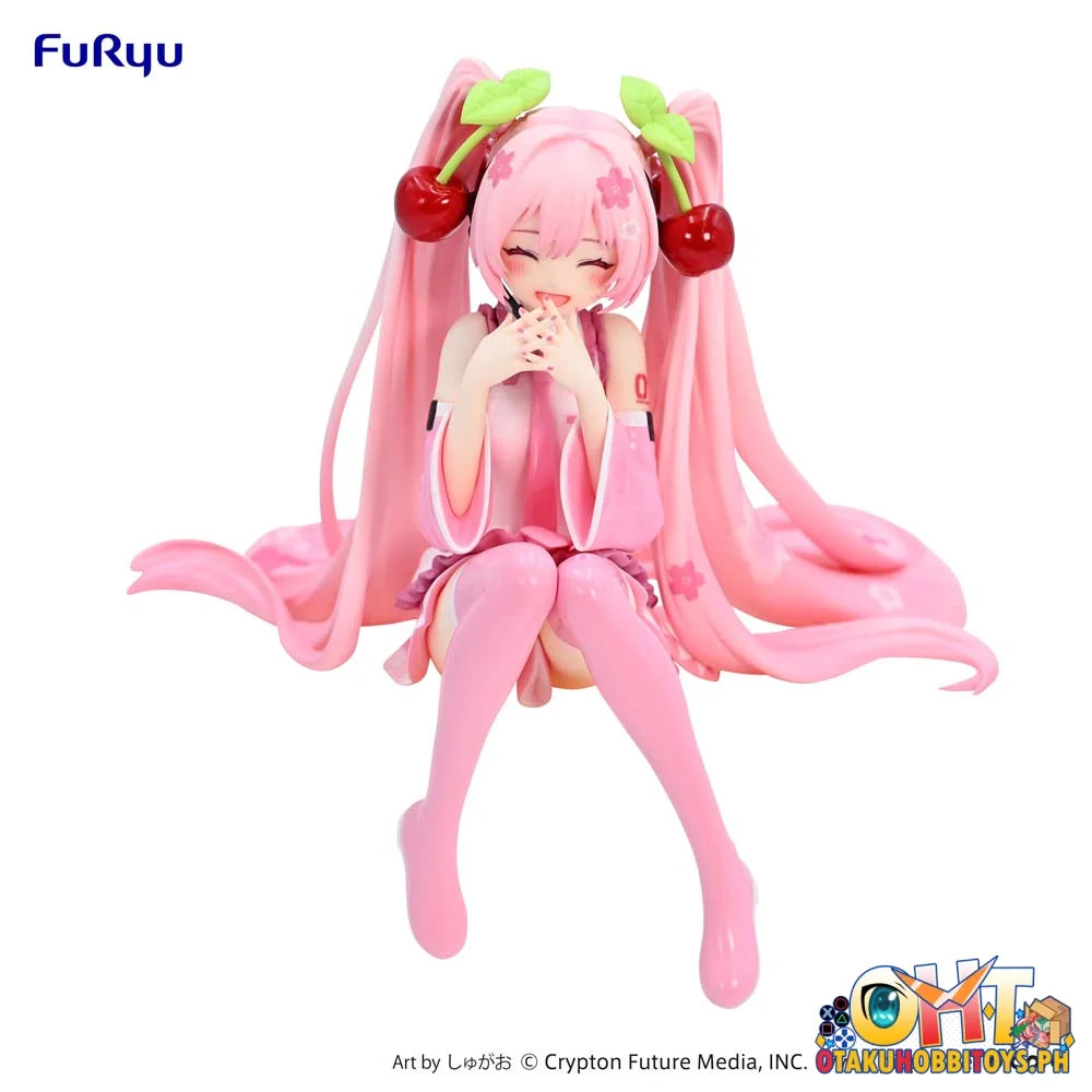 Furyu Vocaloid Noodle Stopper Sakura Miku 2023 Smile Ver. Prize Figure