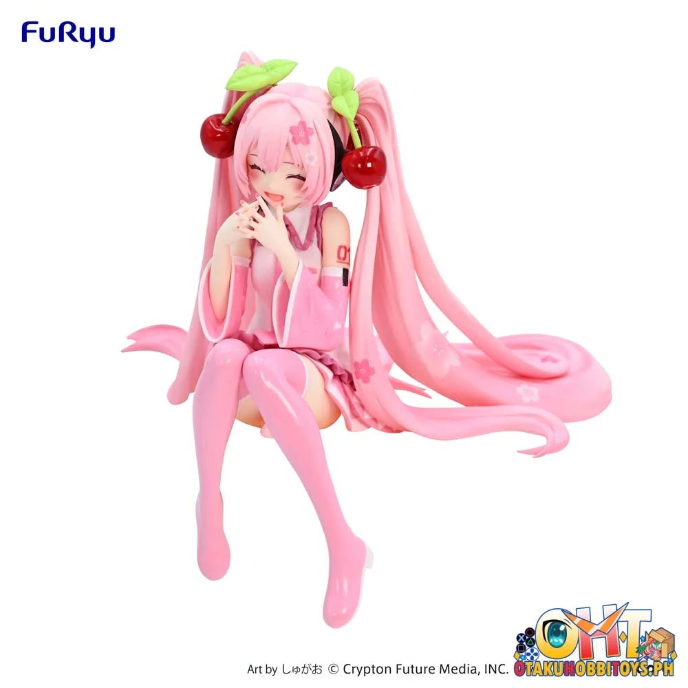 Furyu Vocaloid Noodle Stopper Sakura Miku 2023 Smile Ver. Prize Figure