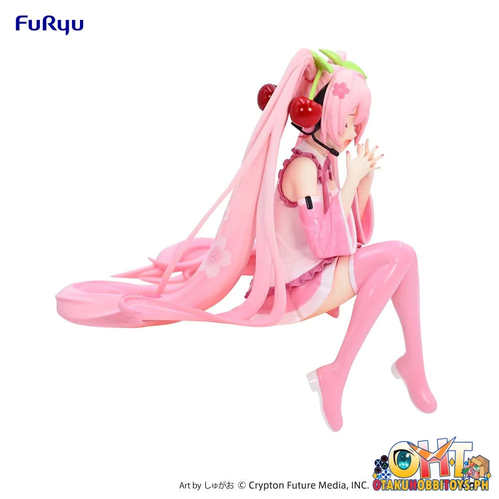 Furyu Vocaloid Noodle Stopper Sakura Miku 2023 Smile Ver. Prize Figure