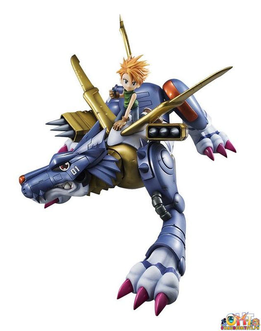 Megahouse G.E.M. Metal Garurumon and Yamato Ishida