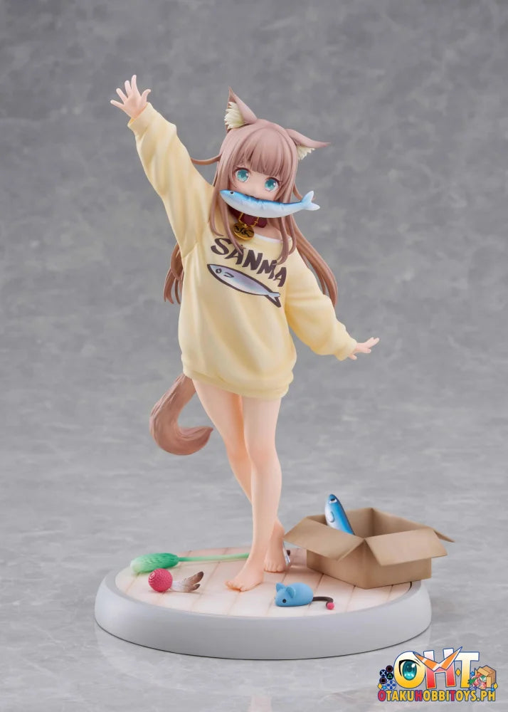 GOLDENHEAD + 1/6 My Cat Is A Kawaii Girl KINAKO - Play With Ver. Ami Ami LIMITED EDITION Scale Figure